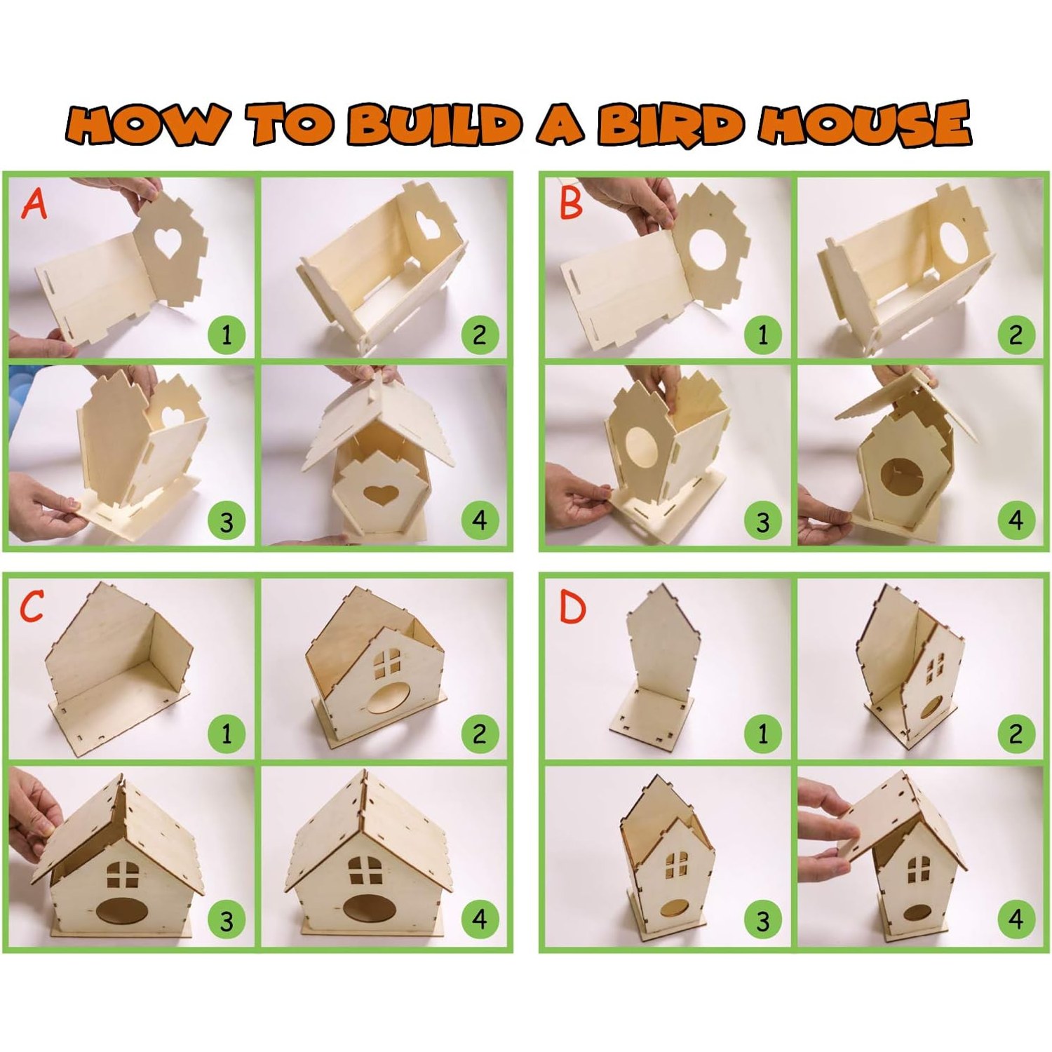 Birdhouse Painting Kit 4 Pack