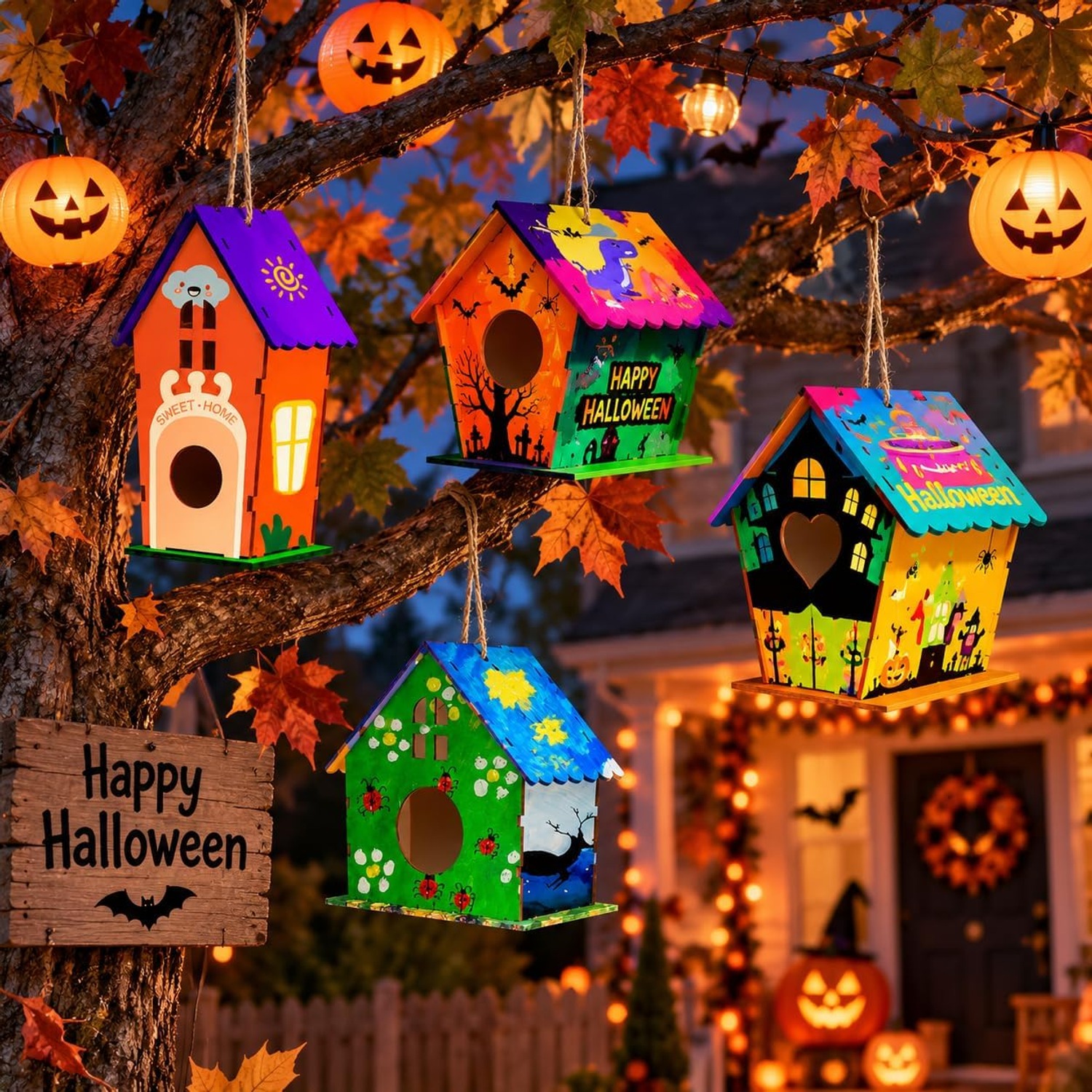 Birdhouse Painting Kit 4 Pack