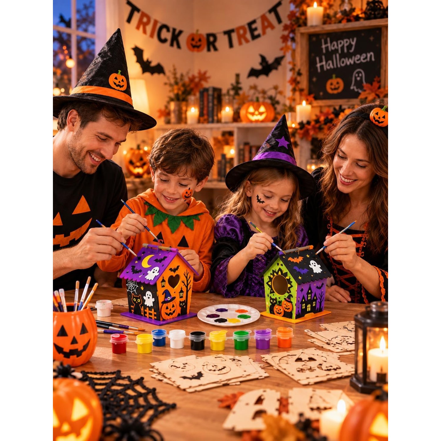 Birdhouse Painting Kit 4 Pack: image 8