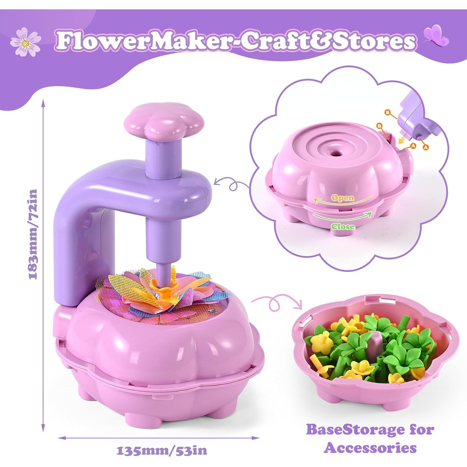Flower Press Craft Kit for Kids