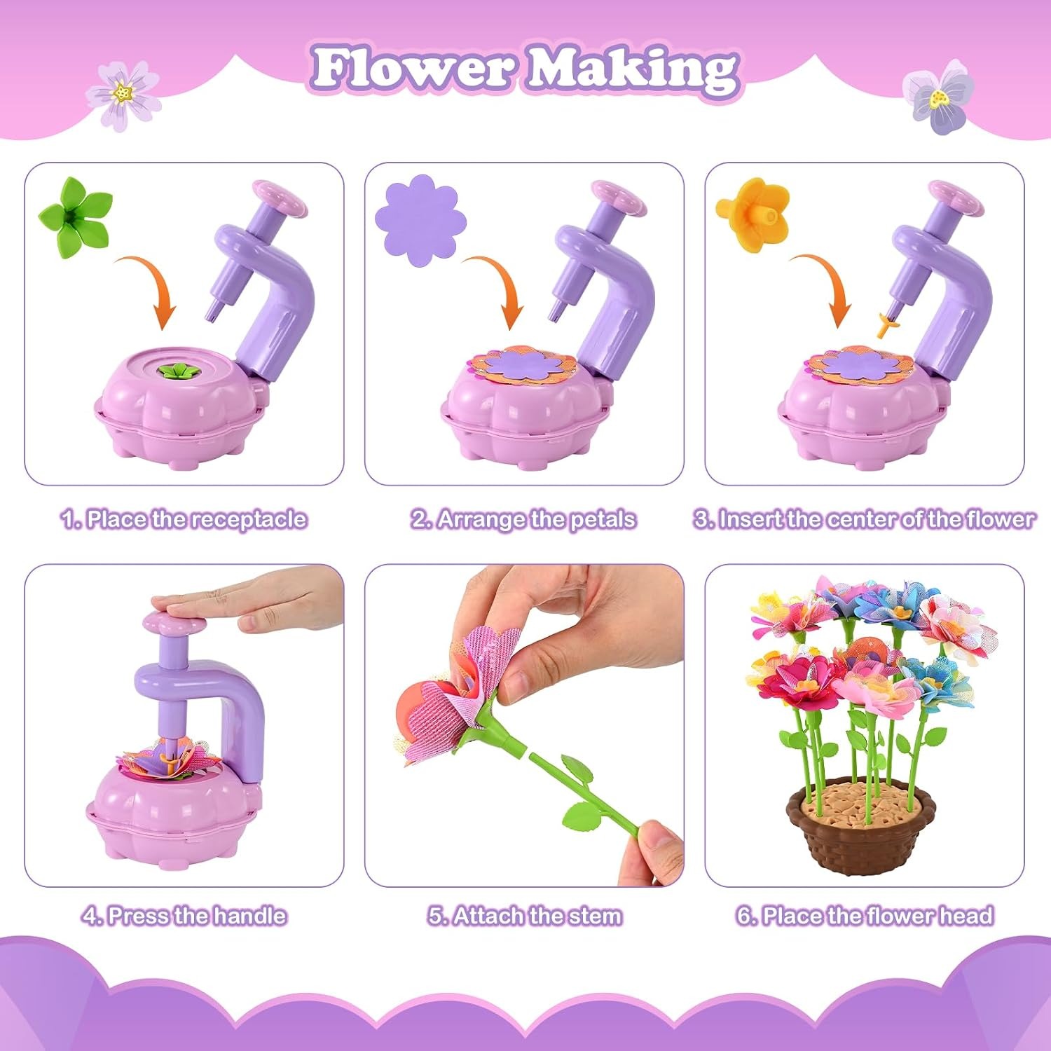 Flower Press Craft Kit for Kids: image 7