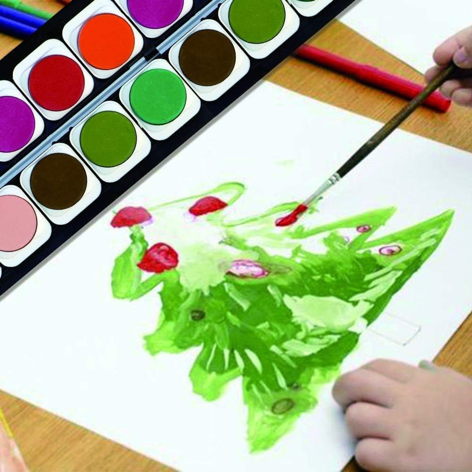 145-Piece Kids Drawing Set in Aluminium Case