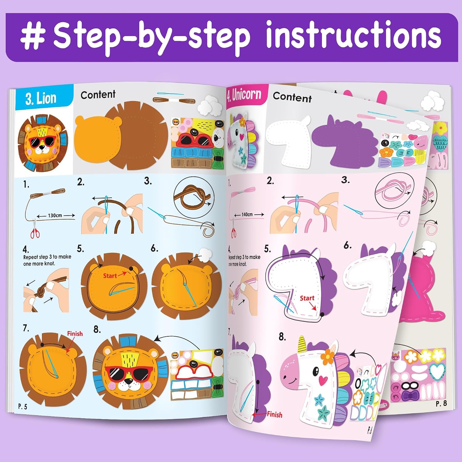 Unicorn Sewing Kit for Kids: image 6
