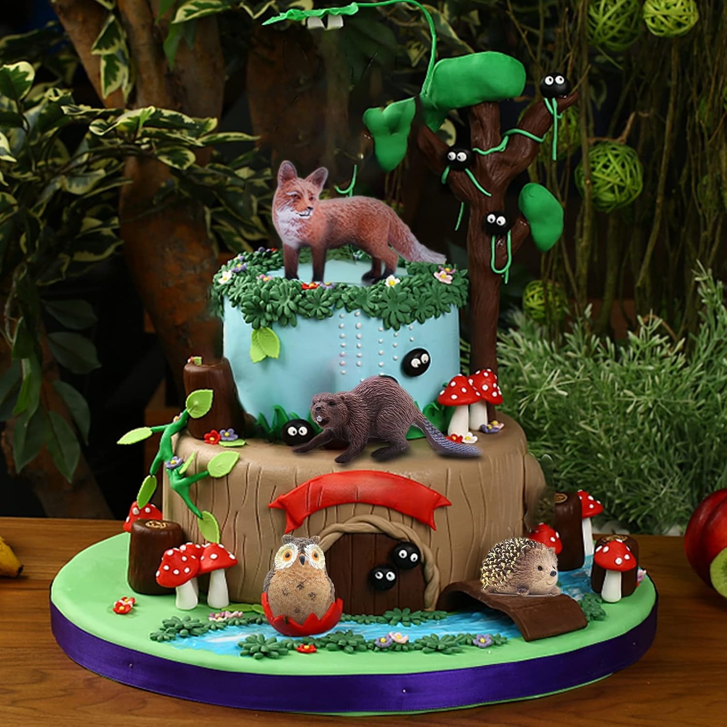 Forest Animal Figures 18 Piece Woodland Play Set