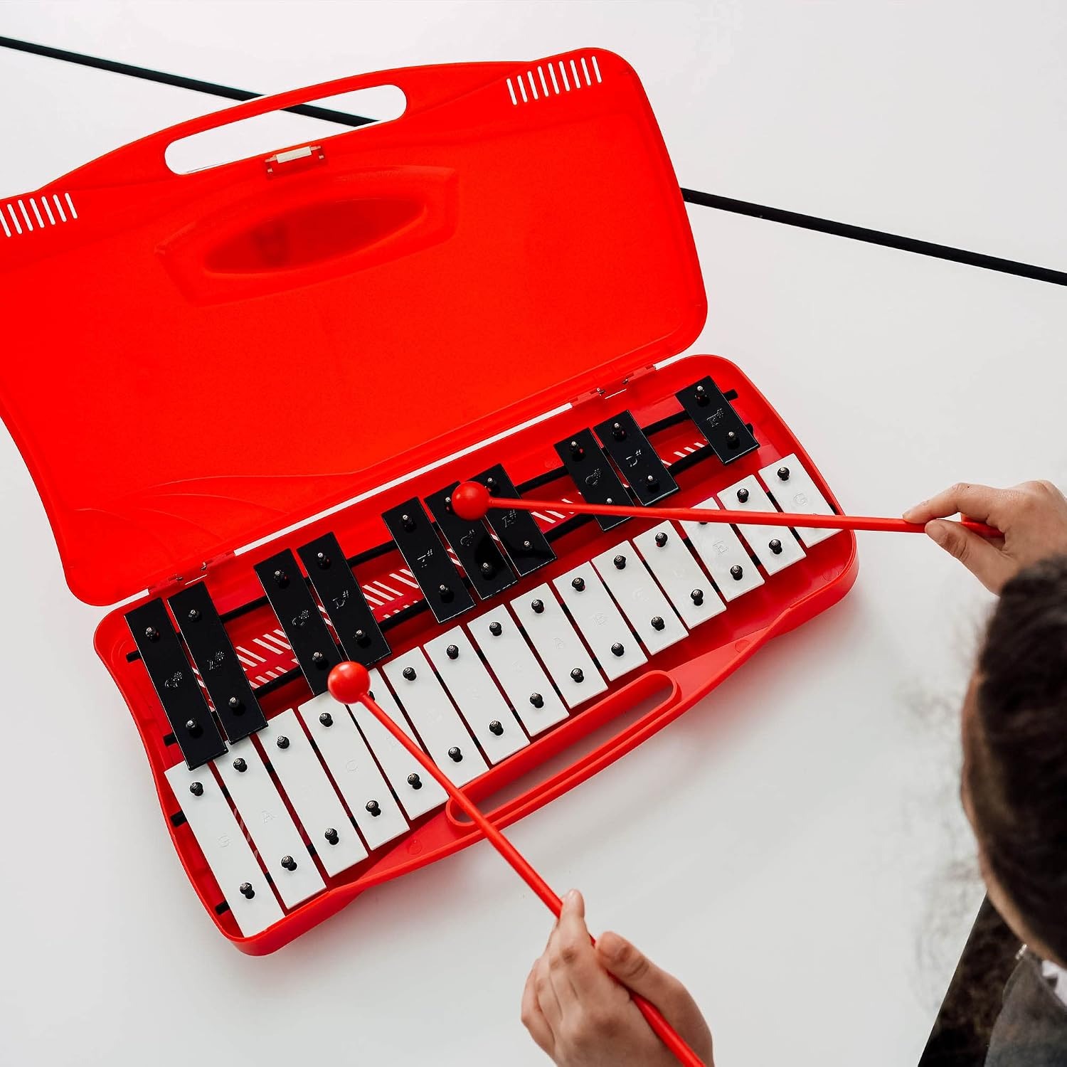 25 Note Chromatic Glockenspiel with Carry Case and Beaters: image 6