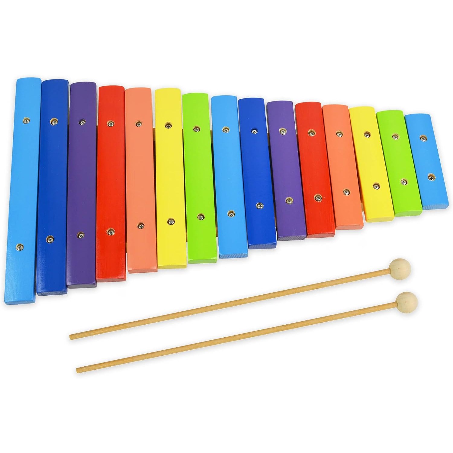 15 Note Rainbow Xylophone with Beaters