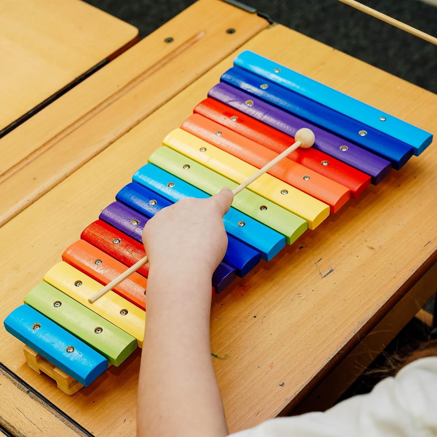 15 Note Rainbow Xylophone with Beaters: image 5