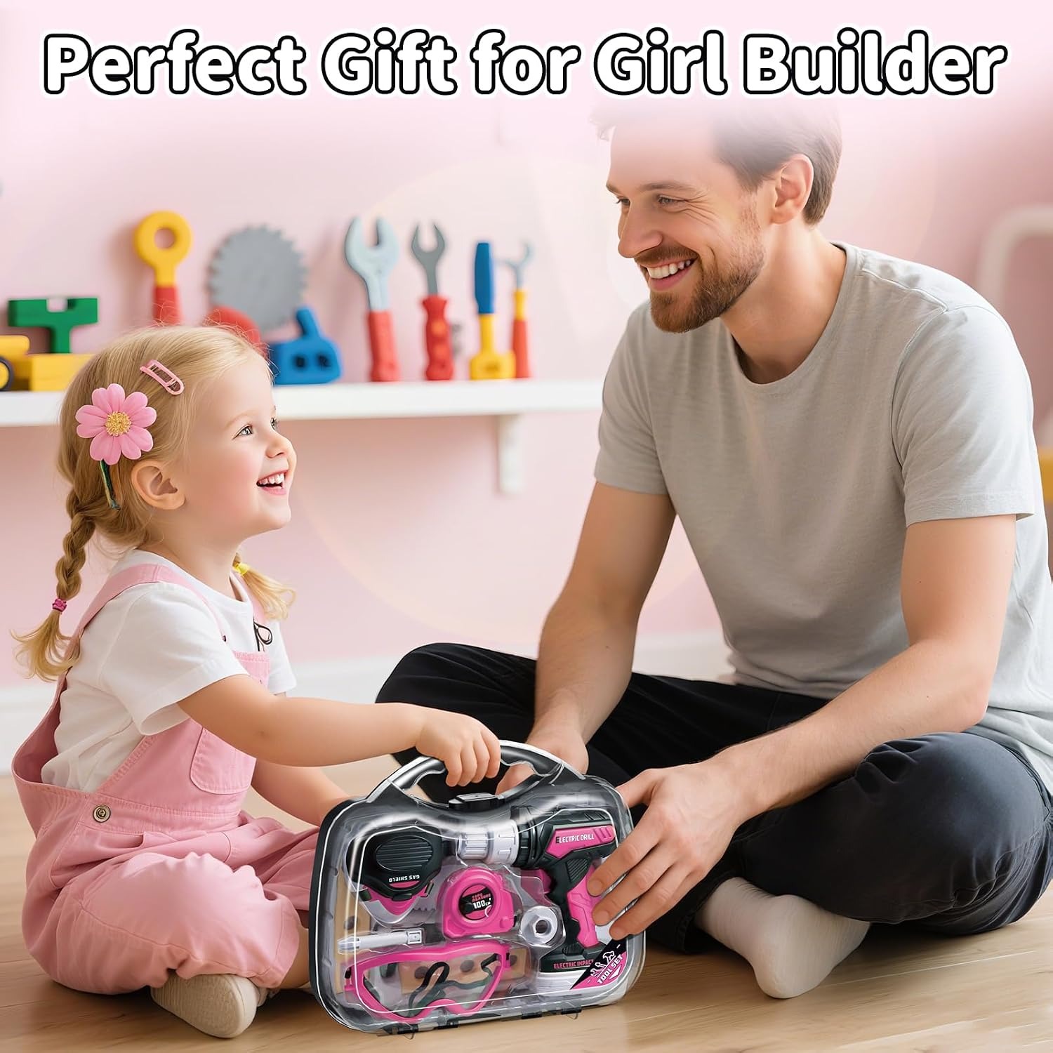 Kids Tool Box with Vest Pretend Play Set: image 7