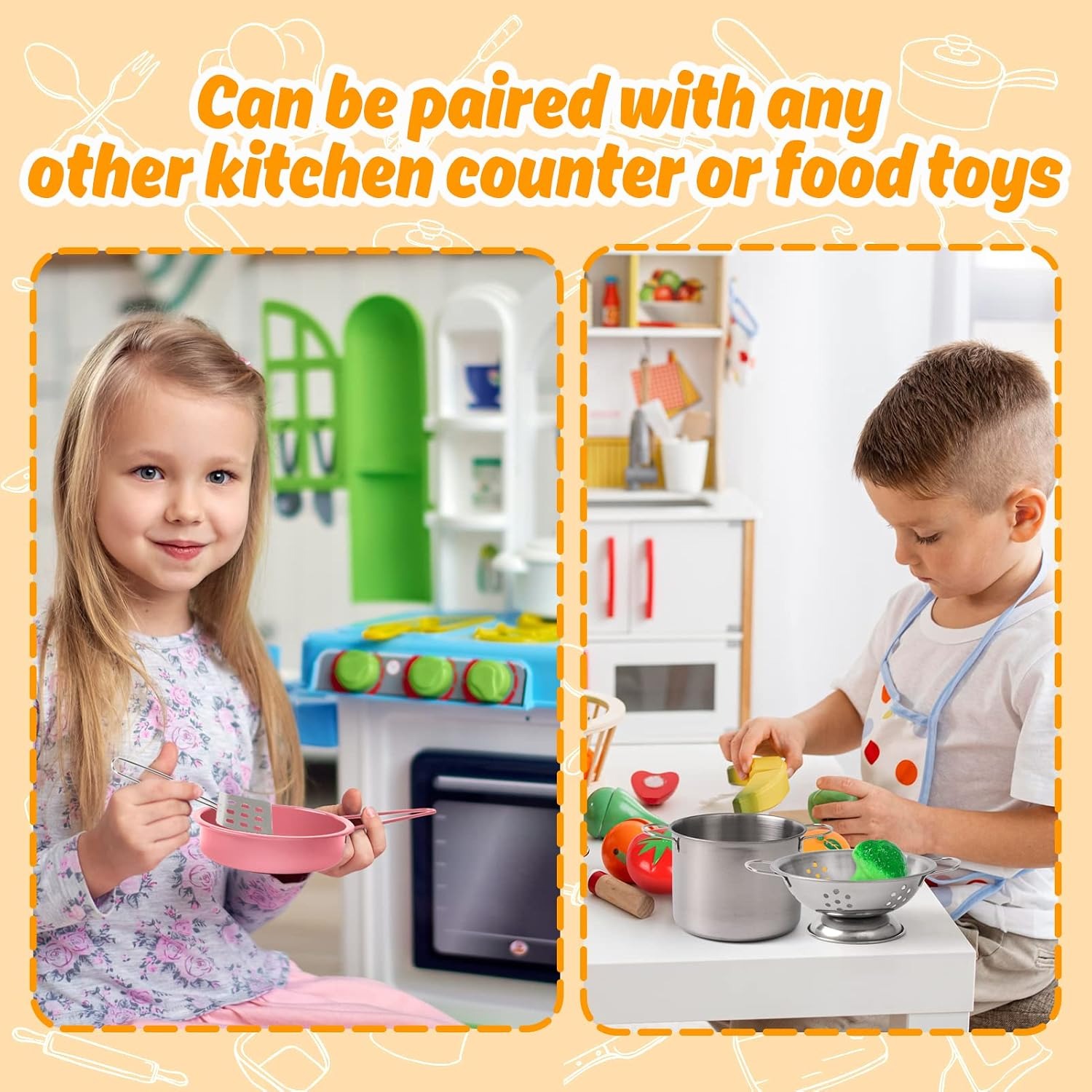 Mud Kitchen Pots and Pans Set