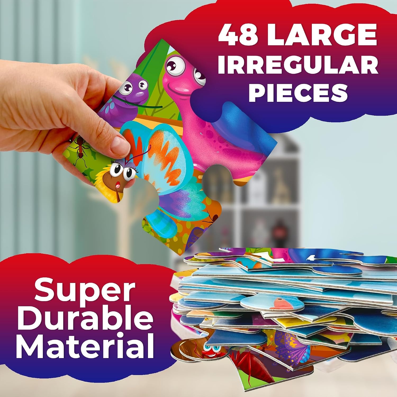 Giant Bugs 48 Piece Floor Puzzle