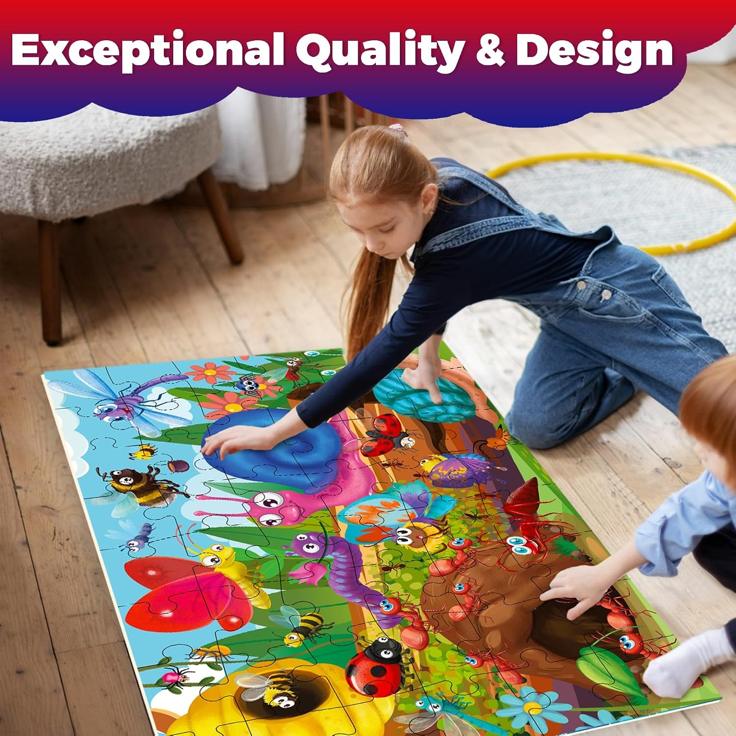 Giant Bugs 48 Piece Floor Puzzle