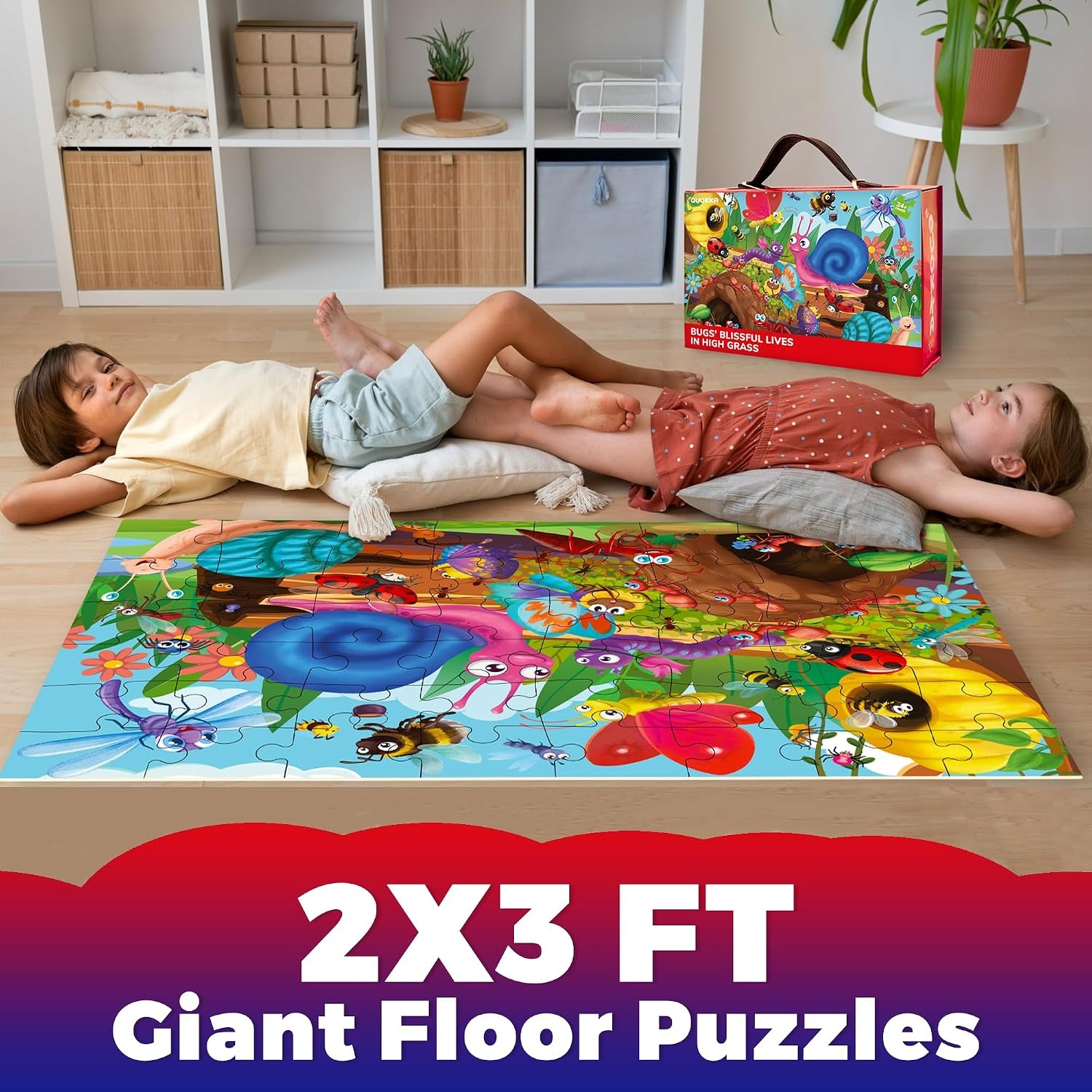 Giant Bugs 48 Piece Floor Puzzle