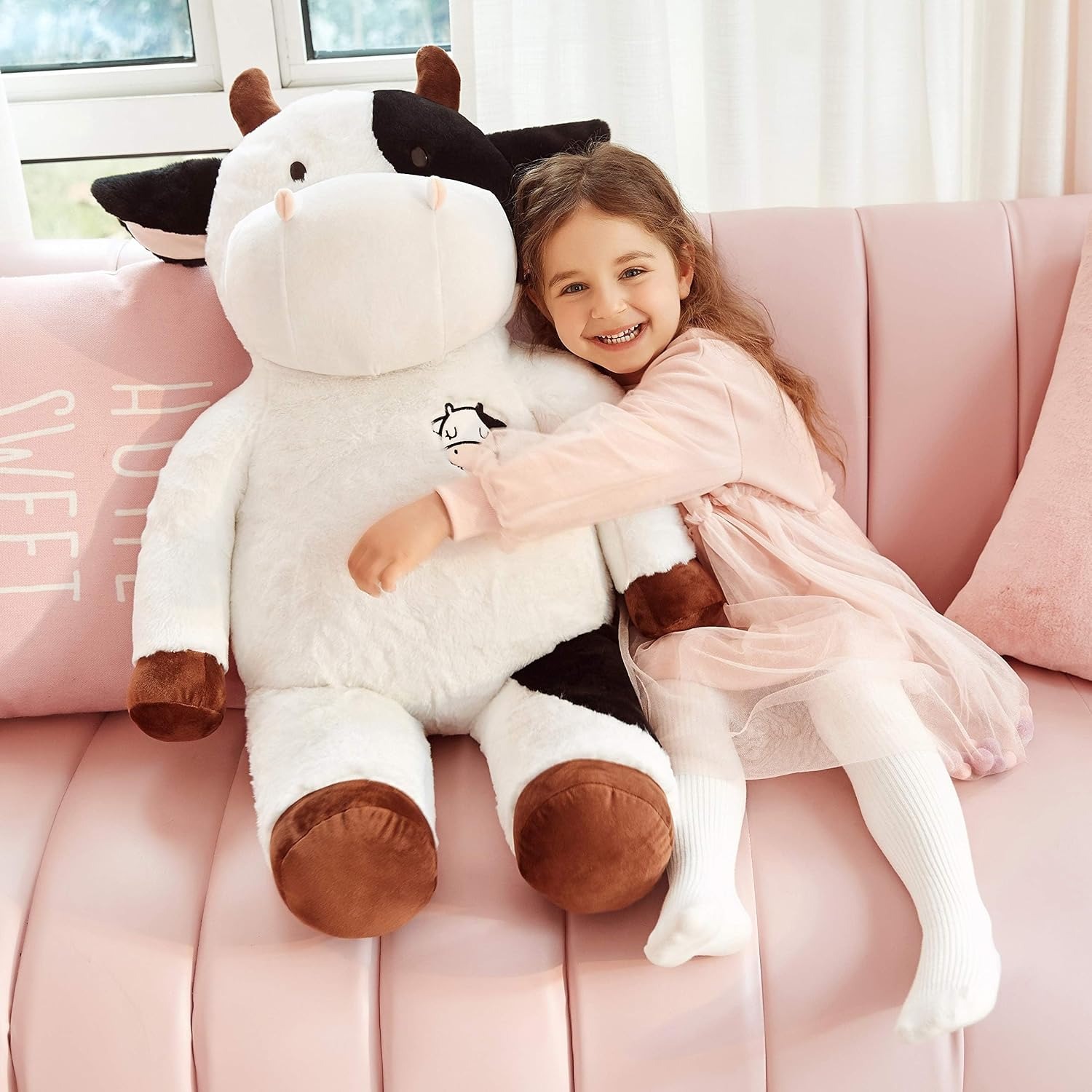 Giant Cow Plush 78cm Soft Toy