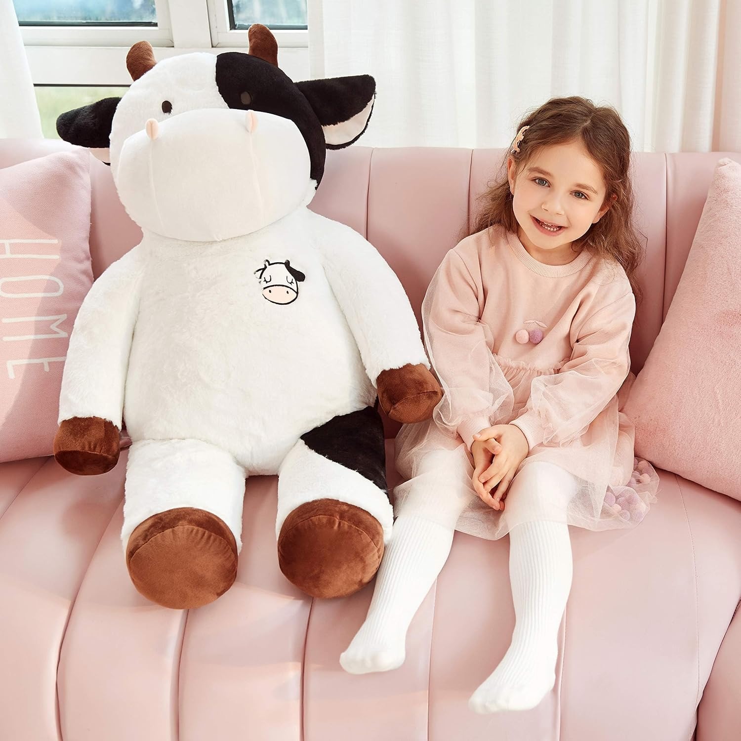Giant Cow Plush 78cm Soft Toy