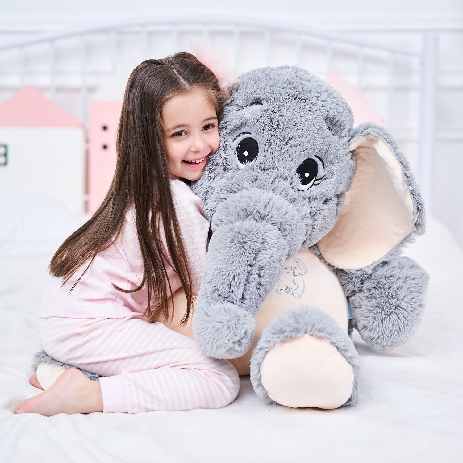 Giant Elephant Plush 100cm Soft Toy