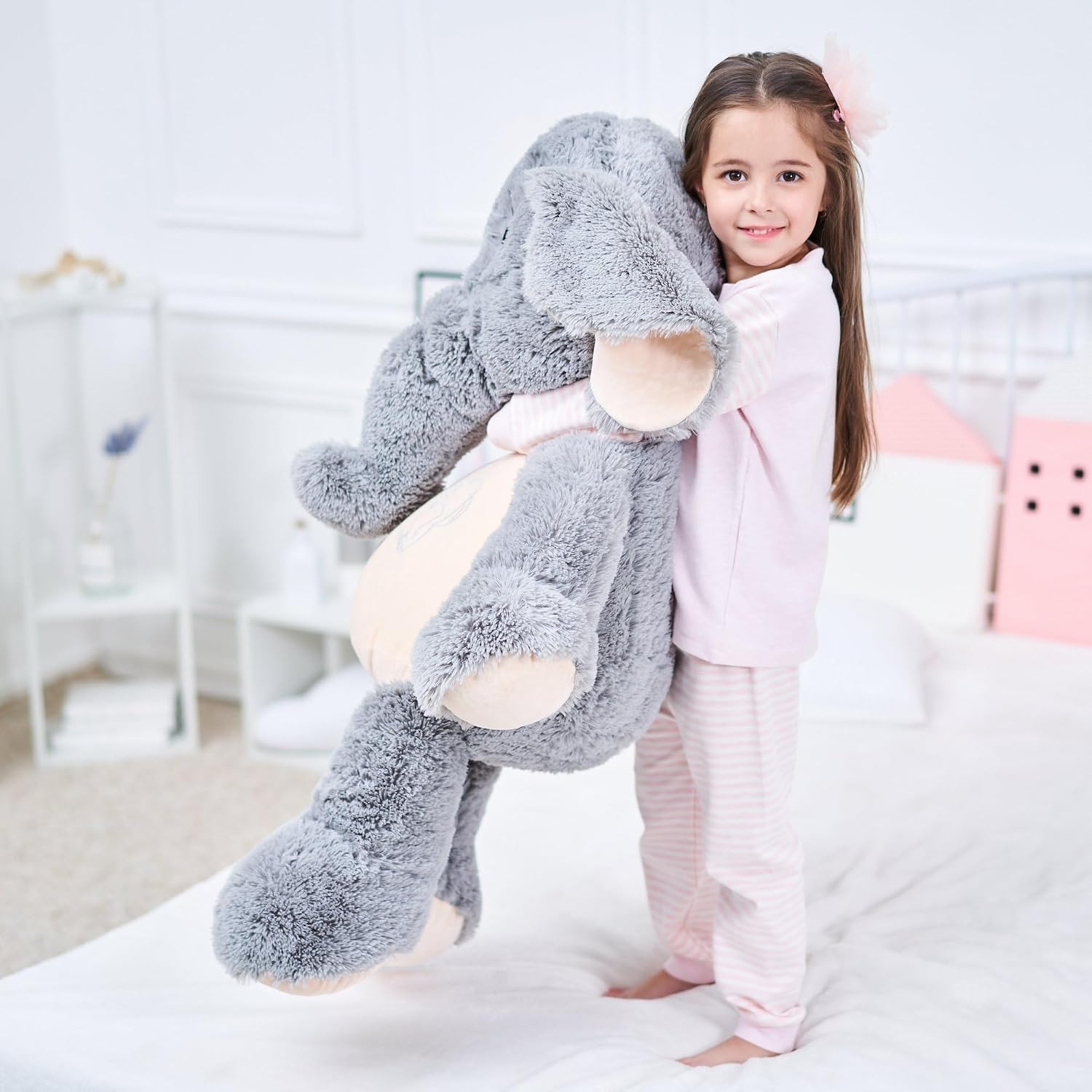 Giant Elephant Plush 100cm Soft Toy