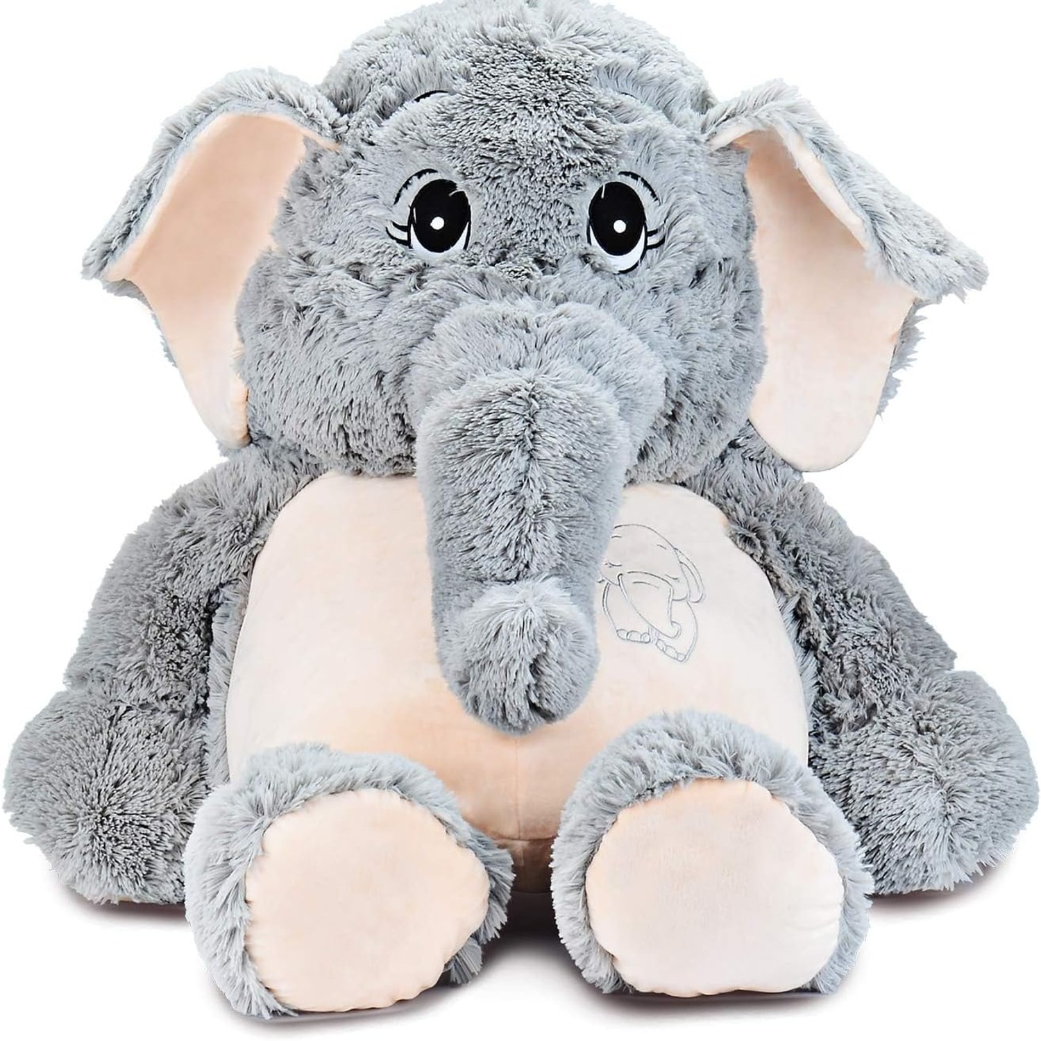 Giant Elephant Plush 100cm Soft Toy