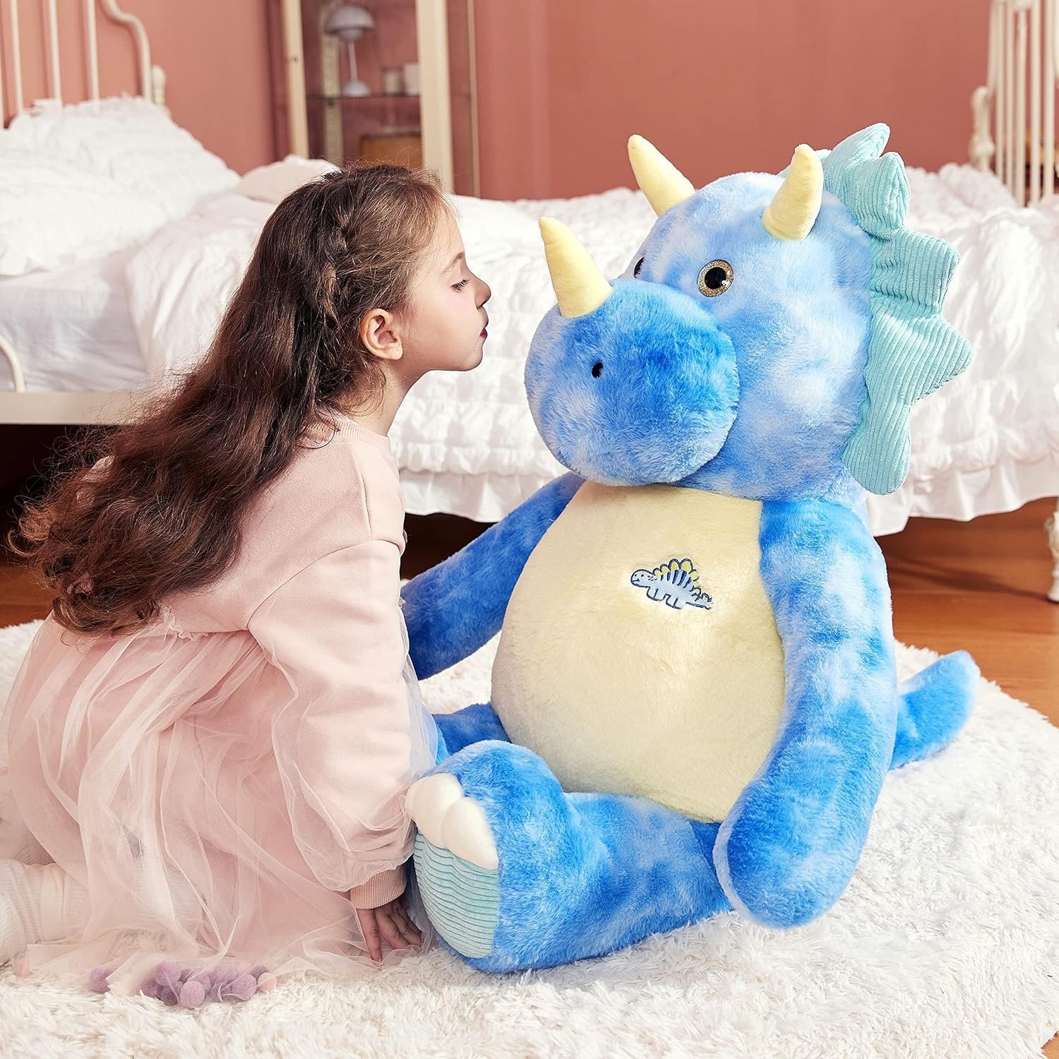 Giant Triceratops Plush 78cm Dinosaur Soft Toy: image 7