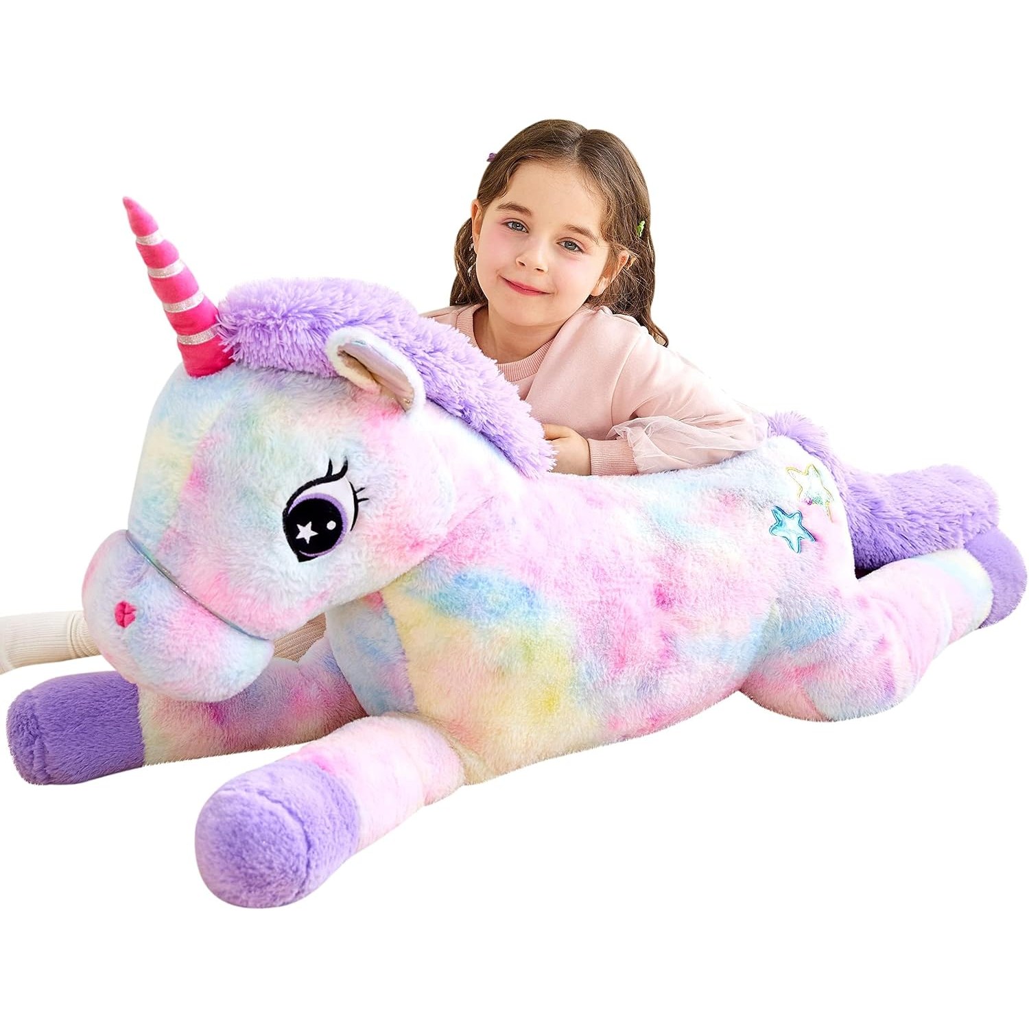 Giant Unicorn Plush 110cm Soft Toy
