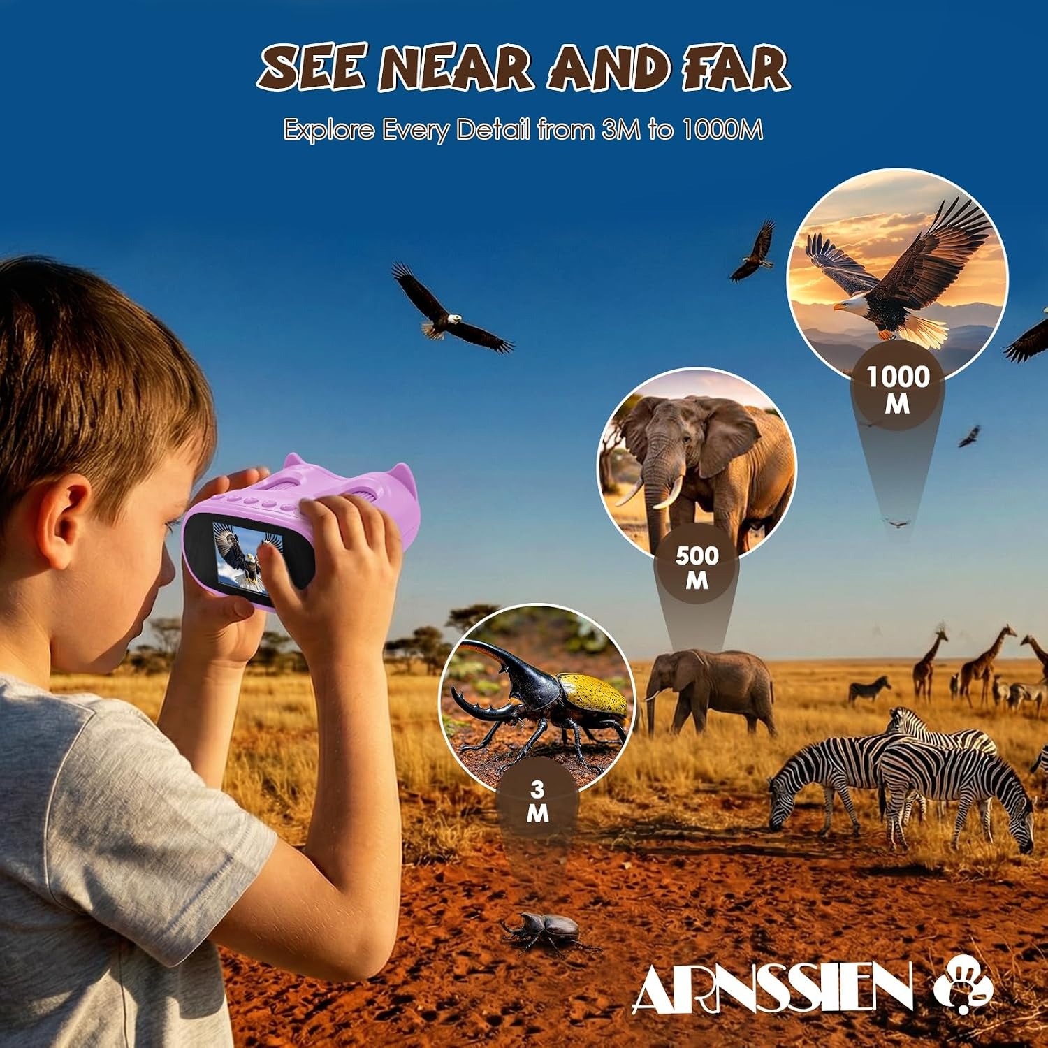 2-in-1 Kids Microscope and Telescope