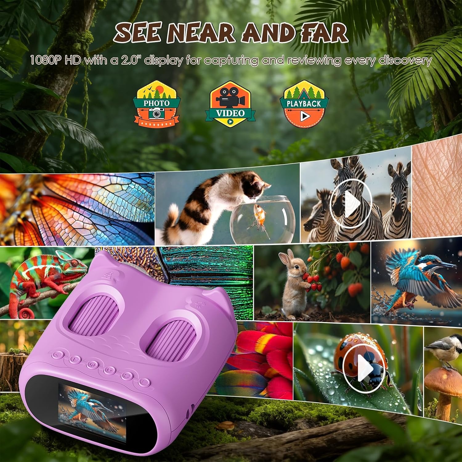 2-in-1 Kids Microscope and Telescope