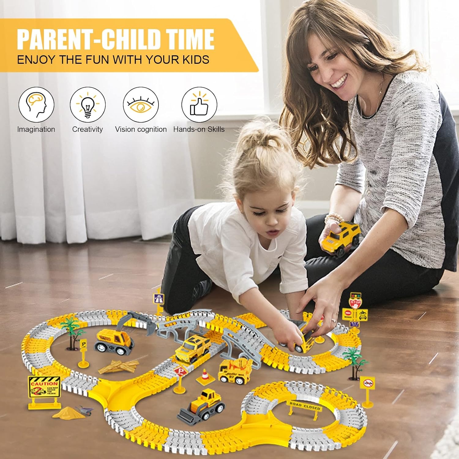 260 Piece Construction Race Track Set