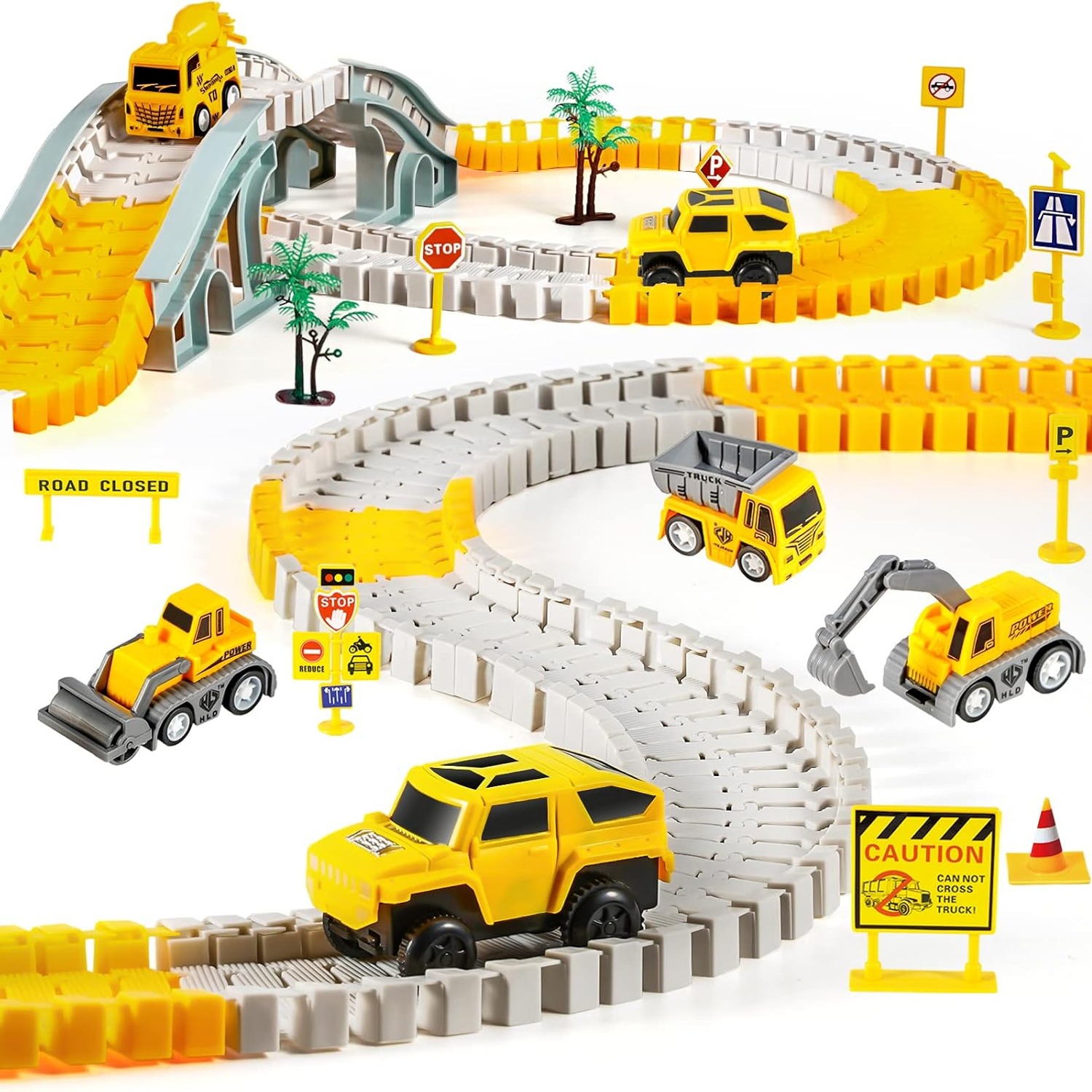 260 Piece Construction Race Track Set